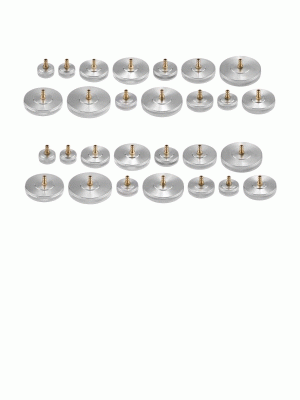 Комплект крышек B, C, E, G, H, K, L, M, P, R, U, X, Y, Z (14шт.), ECODORA (Италия)