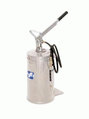 Ручной солидолонагнетатель с резервуаром 12 кг, оснащён гибким носиком, GARTEC (Италия)