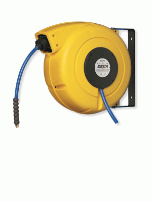 Катушка для воздуха и воды с шлангом, диаметр 10 мм., 16 метров, 15 бар, ZECA (Италия)