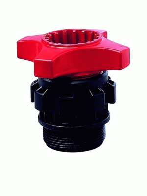 33434, Гайка-адаптер для  крепления жесткой всасывающей трубки на горловину 200л бочки